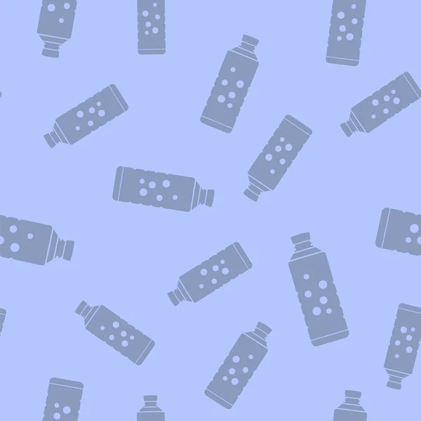 Bottiglia di acqua minerale modello senza cuciture — Vettoriale Stock