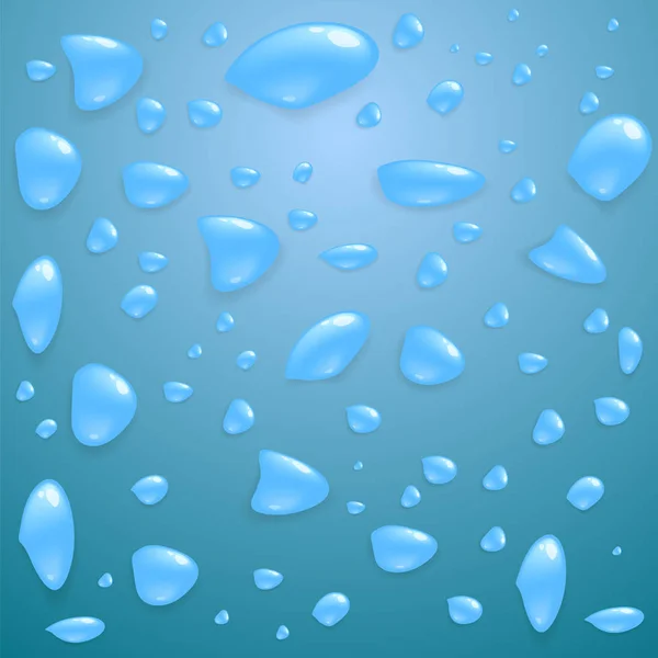 Set de gotas de agua — Vector de stock