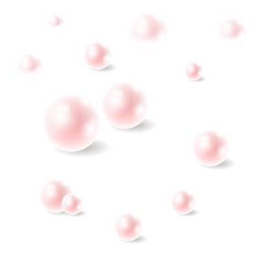 Gerçekçi doğal pembe inci