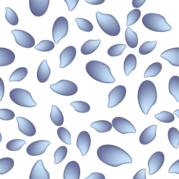 Blue Mysels Seamless Pattern — стоковый вектор