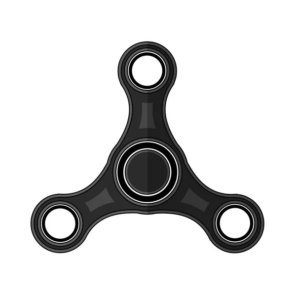 Ícone giratório de dedo Fidget — Vetor de Stock