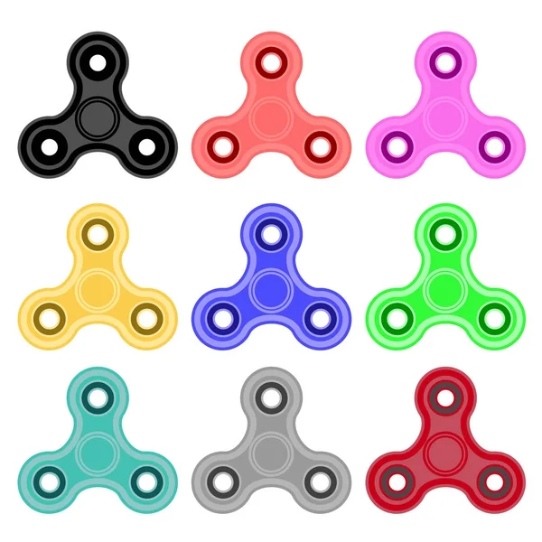 Fidget-Finger-Spinner — Stockvektor