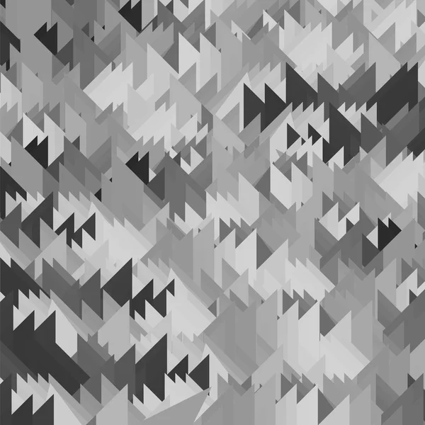 Patrón de triángulo gris texturizado abstracto — Vector de stock