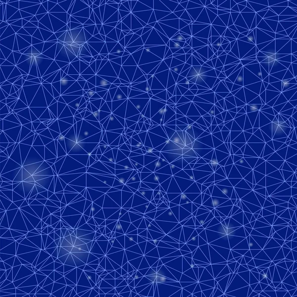 Abstrakt blå polygonal bakgrund — Stock vektor