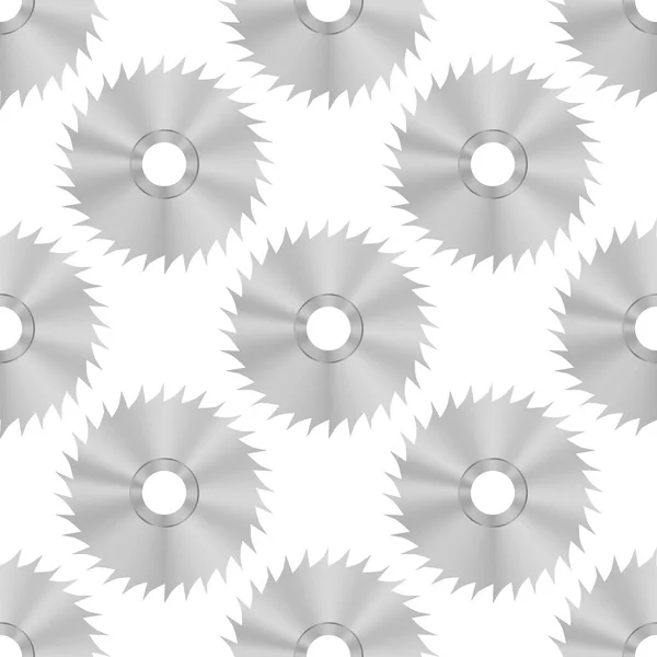Disco Circolare Acciaio Senza Soluzione Continuità Sfondo Bianco — Foto Stock