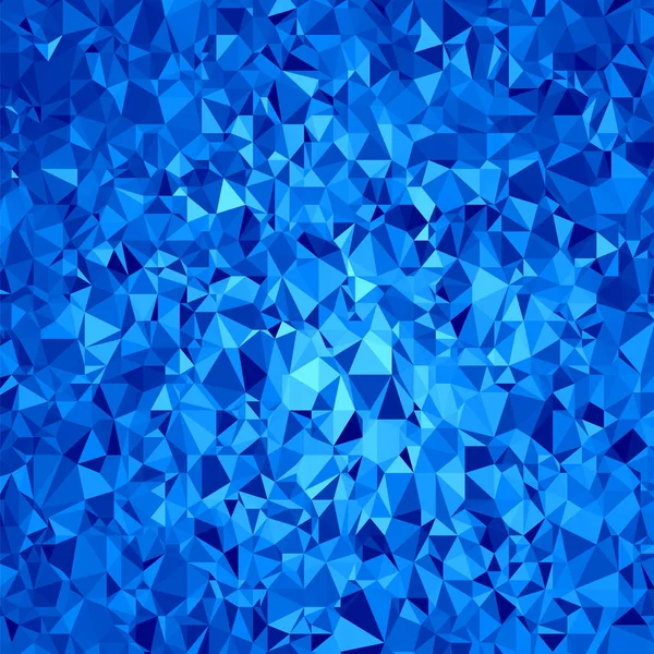 蓝色多边形背景。三角形图案。低聚质地。抽象马赛克现代设计。折纸风格 — 图库矢量图片