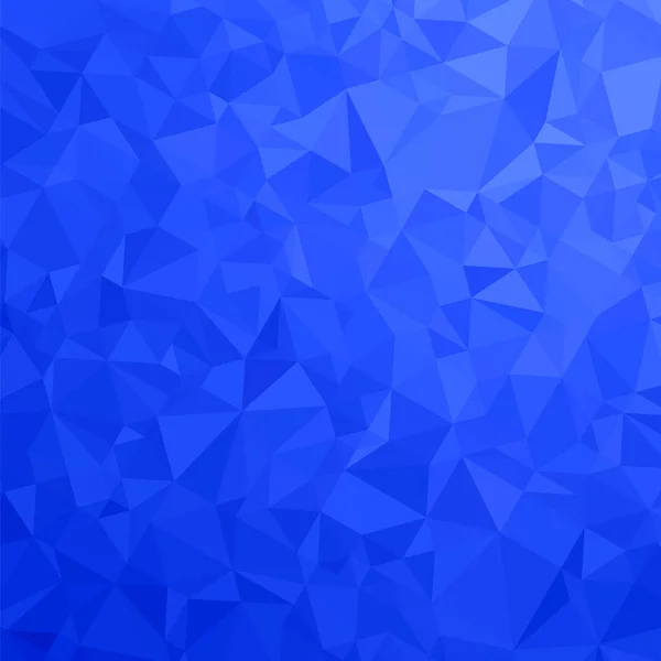 Blauer polygonaler Hintergrund. Dreiecksmuster. Low-Poly-Textur. abstraktes Mosaik modernes Design. Origami-Stil — Stockvektor