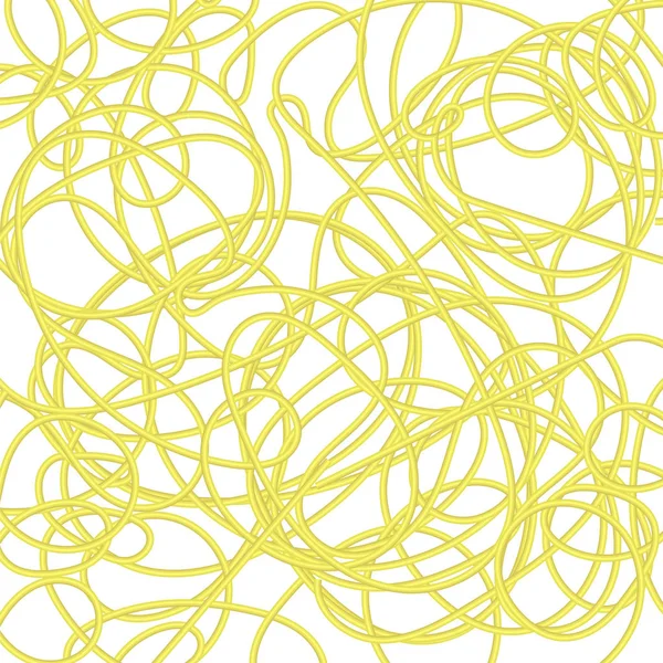 Produit bouilli Floury Spaghetti Pattern — Image vectorielle