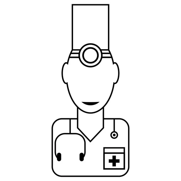 Doctor Medical Line Icon — Stock Vector
