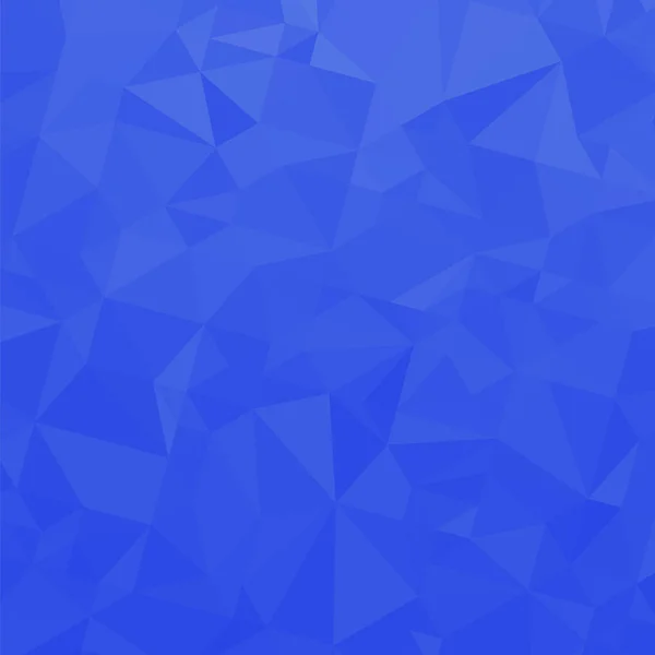 Polygonální modré pozadí. Trojúhelníkový vzor. Low Poly textura. Abstraktní mozaiky moderního designu. Origami styl — Stockový vektor