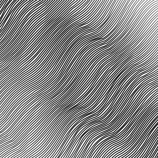Fondo de rayas onduladas. Línea patrón texturizado — Archivo Imágenes Vectoriales