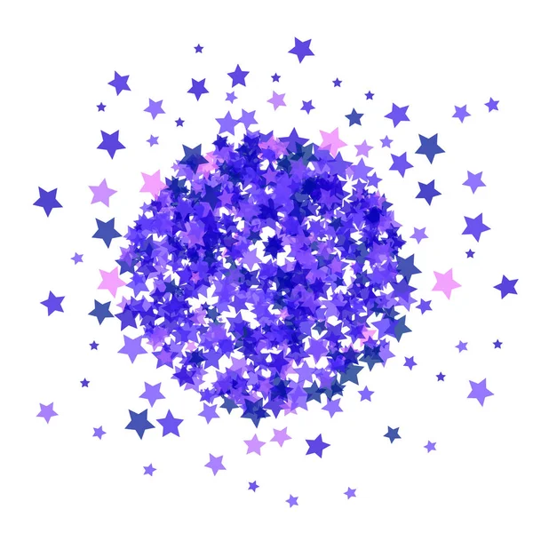 Μπλε αστέρι έκρηξη απομονωμένες — Διανυσματικό Αρχείο
