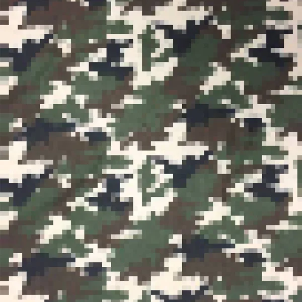 都市のカモフラージュ背景。軍の概要現代の軍事パターン。制服・武器用グリーン生地テキスタイルプリント — ストックベクタ