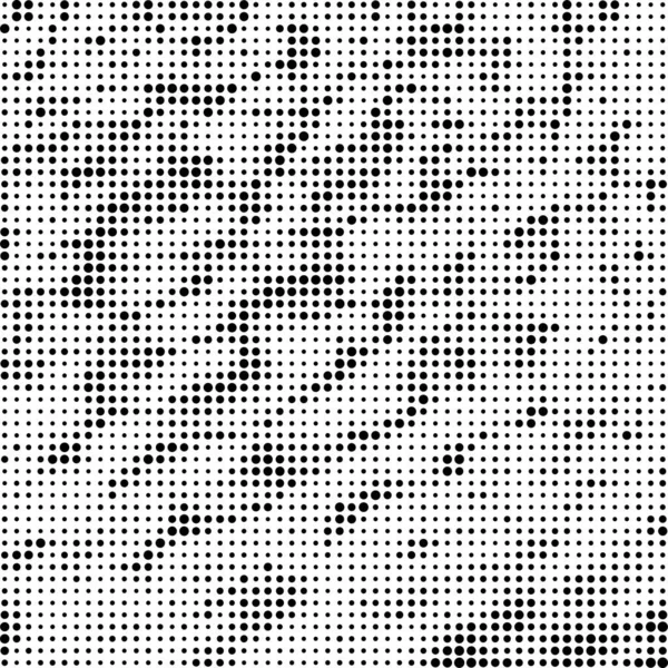 半色调图案。一组Dots 。白色背景的虚线纹理。覆盖Grunge模板。遇险线性设计. — 图库矢量图片