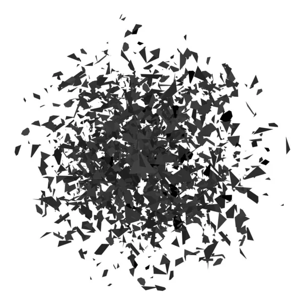 Polotónování exploduje Flash, kreslená exploze, tečkovaná hvězda izolovaná na bílém pozadí — Stockový vektor