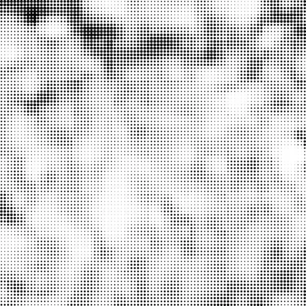 Motif de demi-teinte. Ensemble de points. Texture pointillée sur fond blanc. Modèle de superposition de Grunge. Conception linéaire de détresse. — Photo
