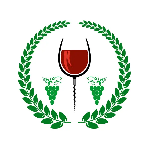 Icono de sacacorchos de madera retro para abrir una botella de vino aislada sobre fondo blanco — Archivo Imágenes Vectoriales