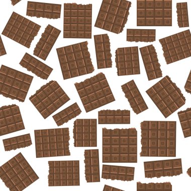 Süt Kahverengi Çikolata Şekilsiz Şekil. Tatlı Yemek