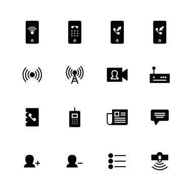 İletişim katı simgesi dizaynı