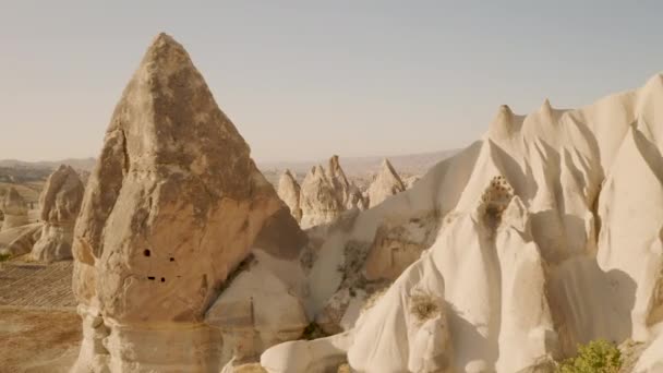 Cappadocia 'da süper hızlı 4k insansız hava aracı. — Stok video