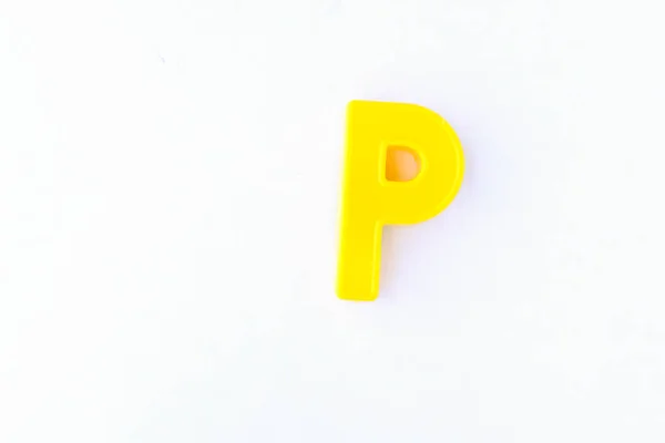 Isolated colorful letter over white background — Stock Photo, Image