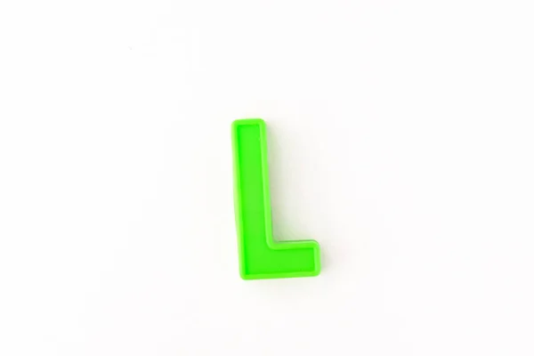 Isolated colorful letter over white background — Stock Photo, Image