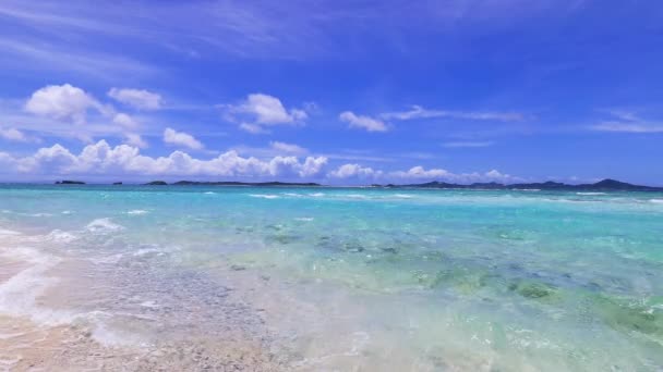 Schöner strand in okinawa — Stockvideo