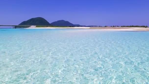 Praia bonita em Okinawa — Vídeo de Stock