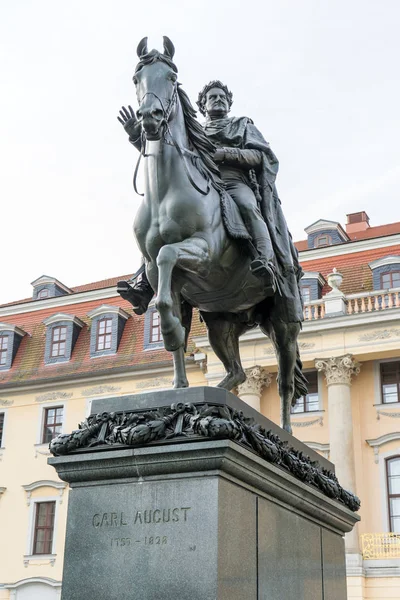 Statue von carl august — Stockfoto