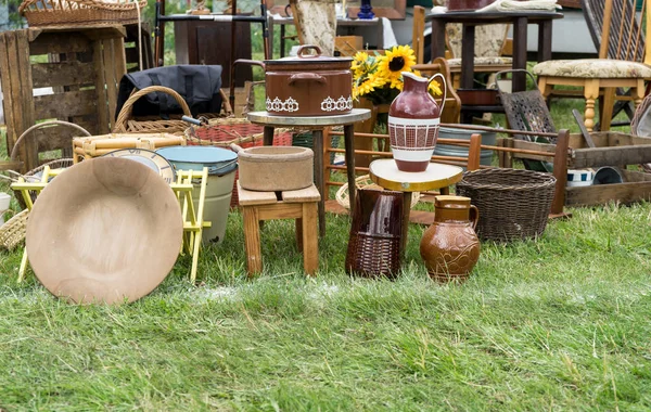 Flohmarktstand — Stockfoto