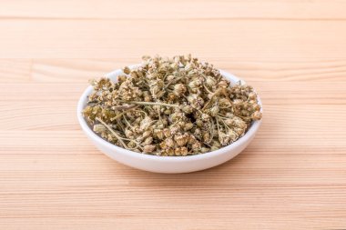 Kuru civanperçemi çiçekleri