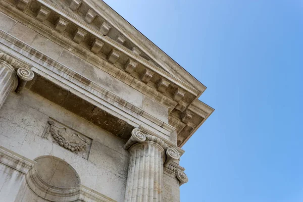 Detalhe de um edifício barroco — Fotografia de Stock