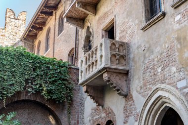  Romeo ve Juliet'in balkon / Romeo ve Juliet'in balkon, Verona, İtalya