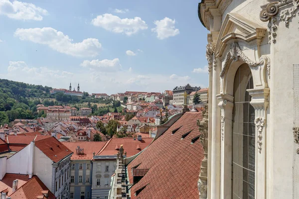 Vue Depuis Dôme Église Saint Nicolas Prague — Photo