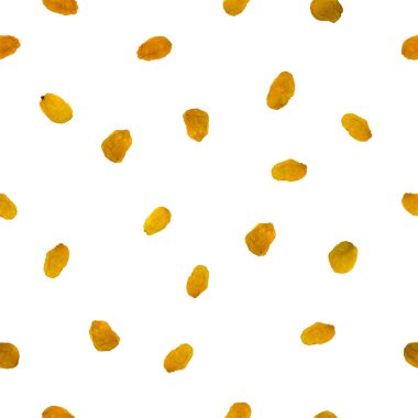 Beyaz arka plan üzerinde sorunsuz izole kuru üzüm paterni