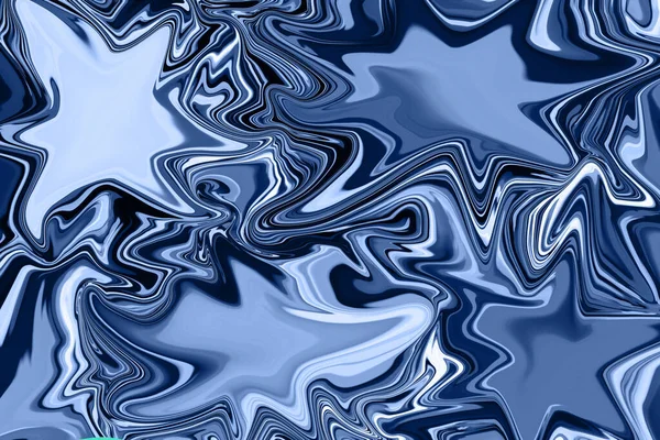 Abstrakt kreativ blå-tonade bakgrund. Stockbild