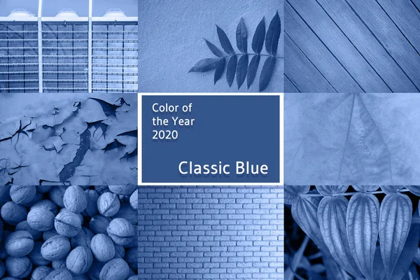 Collage on color of 2020 concept. Royalty Free Stock Photos