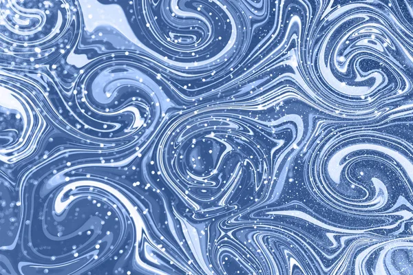 流体青の創造的な背景. — ストック写真