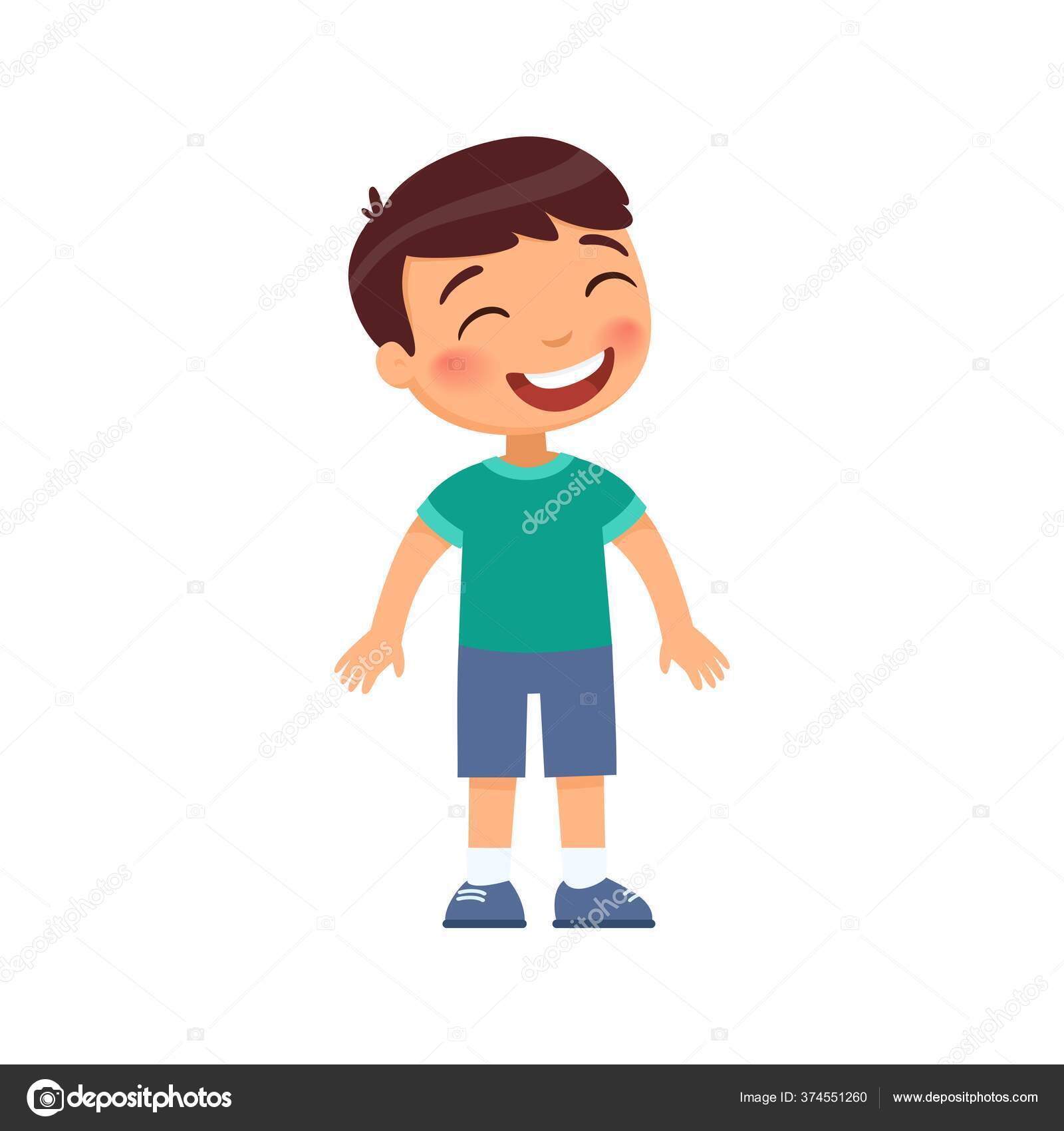男の子のフラットベクトルイラストを笑っています 単独で漫画のキャラクターに立って顔に笑顔で陽気子 良い気分で孤独な子供 白い背景に隔離された人の幸せな表情 ストックベクター C Nizovatina 男の子のフラットベクトルイラストを笑っています 単独で漫画のキャラクターに立って顔に笑顔で陽気子 良い気分で孤独な子供 白い背景に隔離された人の幸せな表情 ストックベクター C Nizovatina