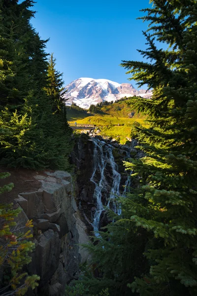 Rainier - Myrtle Falls — Stok fotoğraf