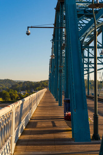 Vintage pedestrian bridge