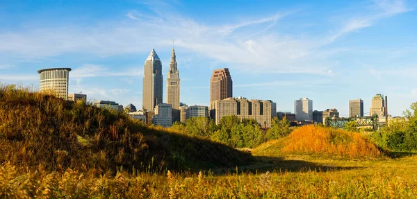 Cleveland skyline panorama — Stock Photo, Image