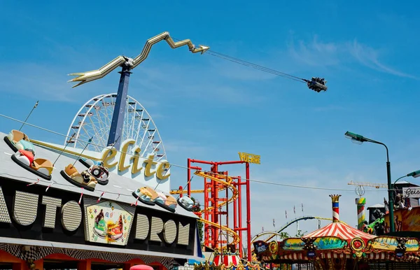 Vienna Oostenrijk Juni 2019 Prater Het Beroemde Oude Attractiepark Van — Stockfoto