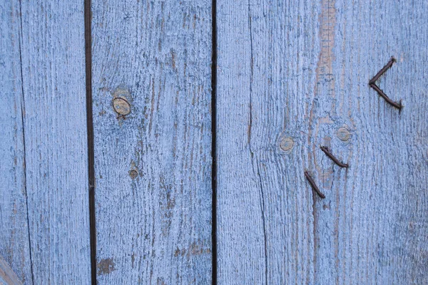 Niebieska tekstura drewna świetnie nadaje się jako tło. Niszczące deski — Zdjęcie stockowe