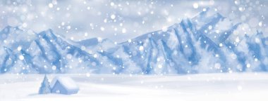 house ile kış sahne