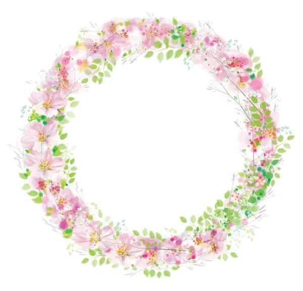 Flores florecientes de primavera — Vector de stock