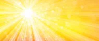 soyut sarı ışınları