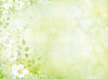 Bahar çiçeği arkaplanı.