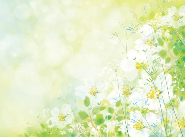 Fondo floral de primavera. — Vector de stock