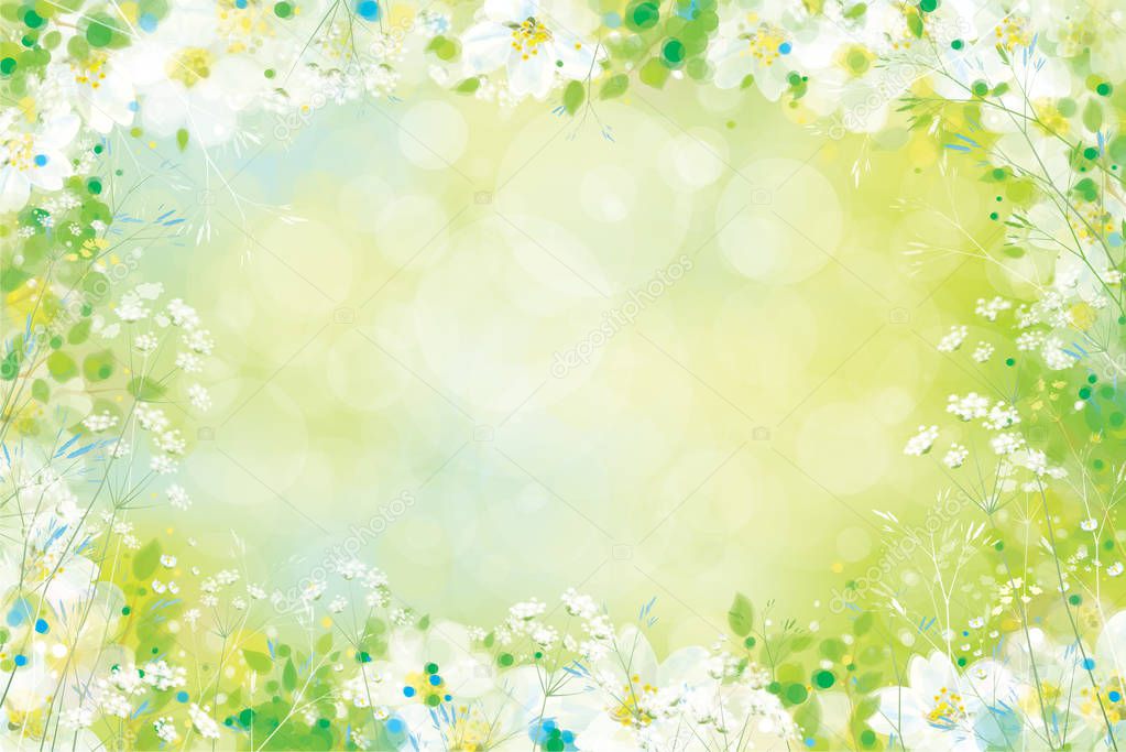 spring floral background.